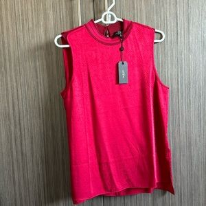 Rag and Bone, new with tags sleeveless red blouse